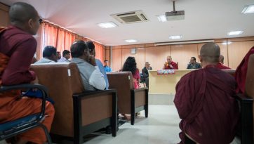 Visita a Nava Nalanda Mahavihara y segundo día de la Conferencia Budista Internacional