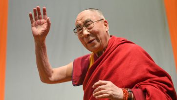 Gracias de parte de Su Santidad el Dalái Lama