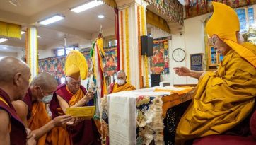 Ceremonia de Ofrenda de Larga Vida en honor de Su Santidad